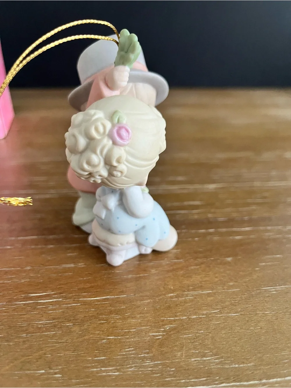 PRECIOUS MOMENT FIGURINE - OUR FIRST CHRISTMAS TOGETHER   ORNAMENT --- 878855